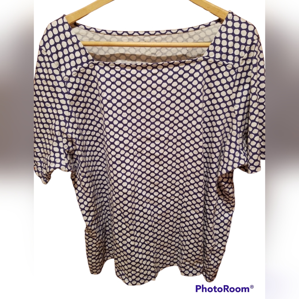 Lands'End Polka Dot Women's Tunic Size 2x